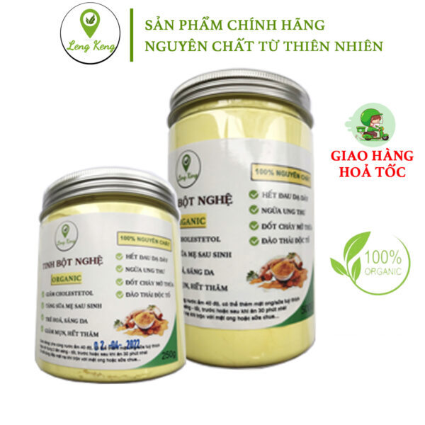 Tinh Bột Nghệ Nguyên Chất Organic