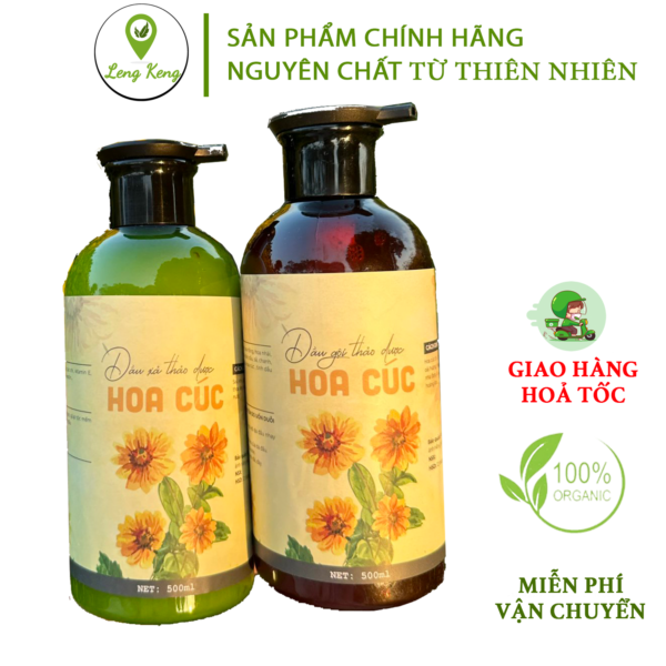 Dầu Gội Thảo Mộc Hoa Cúc Cô Đặc